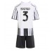 Juventus Gleison Bremer #3 Hjemmedraktsett Barn 2025-26 Korte ermer (+ Korte bukser)